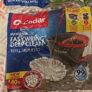 O Cedar deep clean mop heads. New